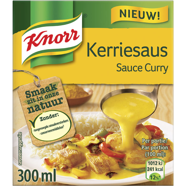 Kerriesaus Knorr 6 zakjes