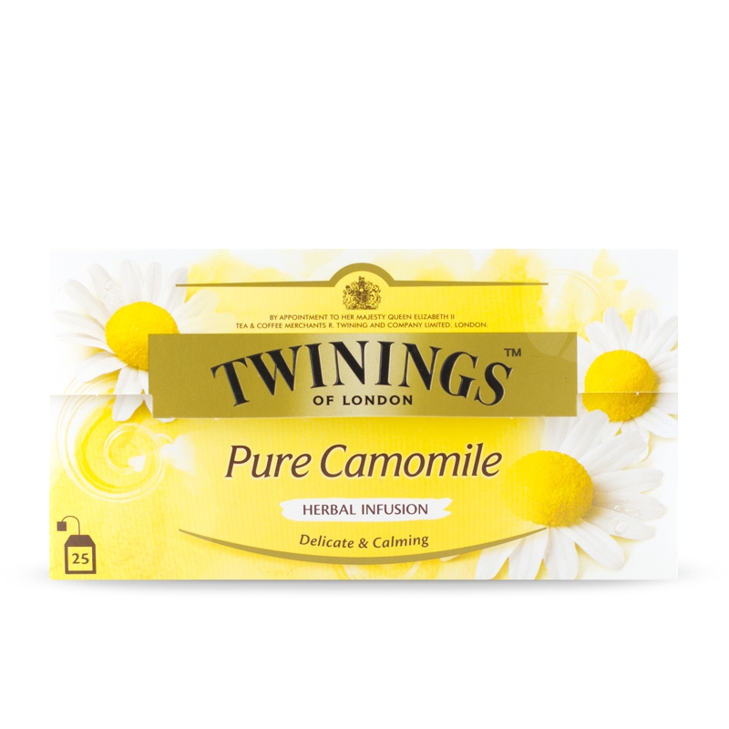 Thee Twinings pure camomile 25 zakjes
