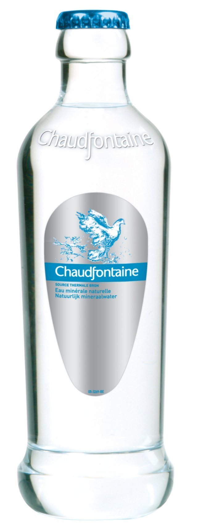 Chaudfontaine blauw krat 24 flesjes x 0.25 L.