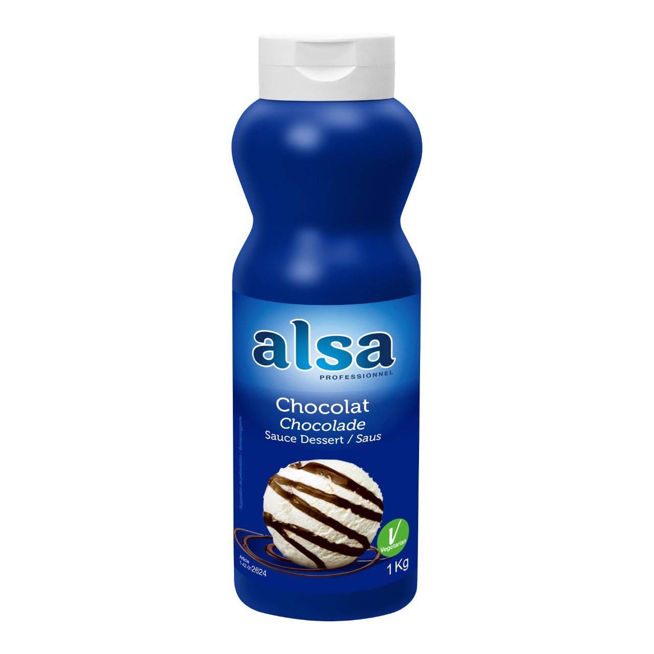 Chocoladesaus Alsa fles 1kilo
