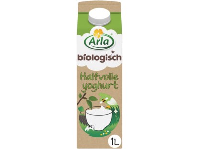 Arla Halfvolle yoghurt biologisch  1L