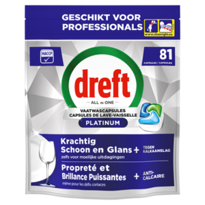 Vaatwastabletten Dreft Platinum  81stuks