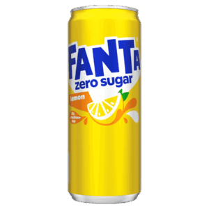 Fanta lemon zero blikjes 24 x 0,33L