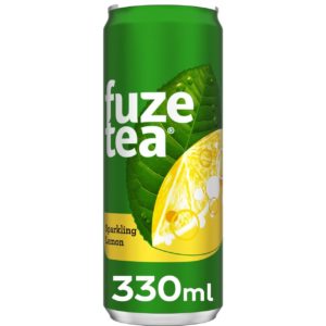 Icetea Fuze tea sparkling tray blikjes 24 x  33 cl