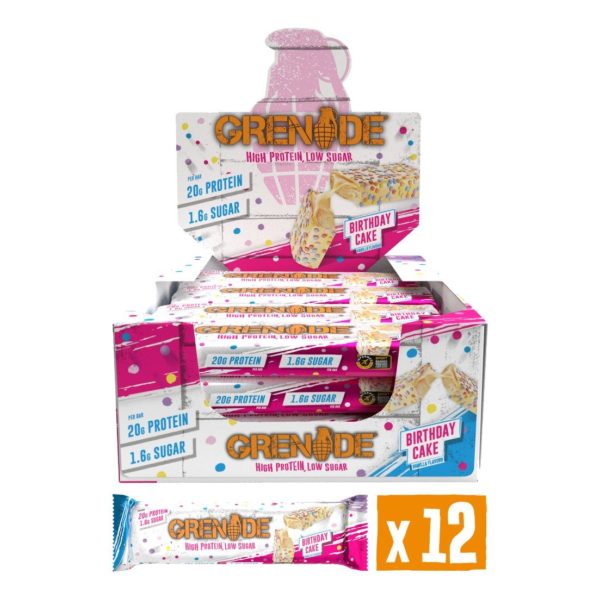 Grenade birthday cake 12 x 60 gram