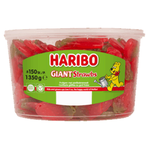 Haribo Aardbei fruitgom 150 stuks