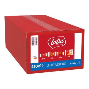 Lotus biscoff luxe koekjes assortiment 210 stuks