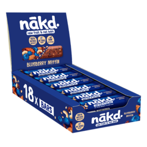 Nakd blueberry muffin 18 x 35 gram