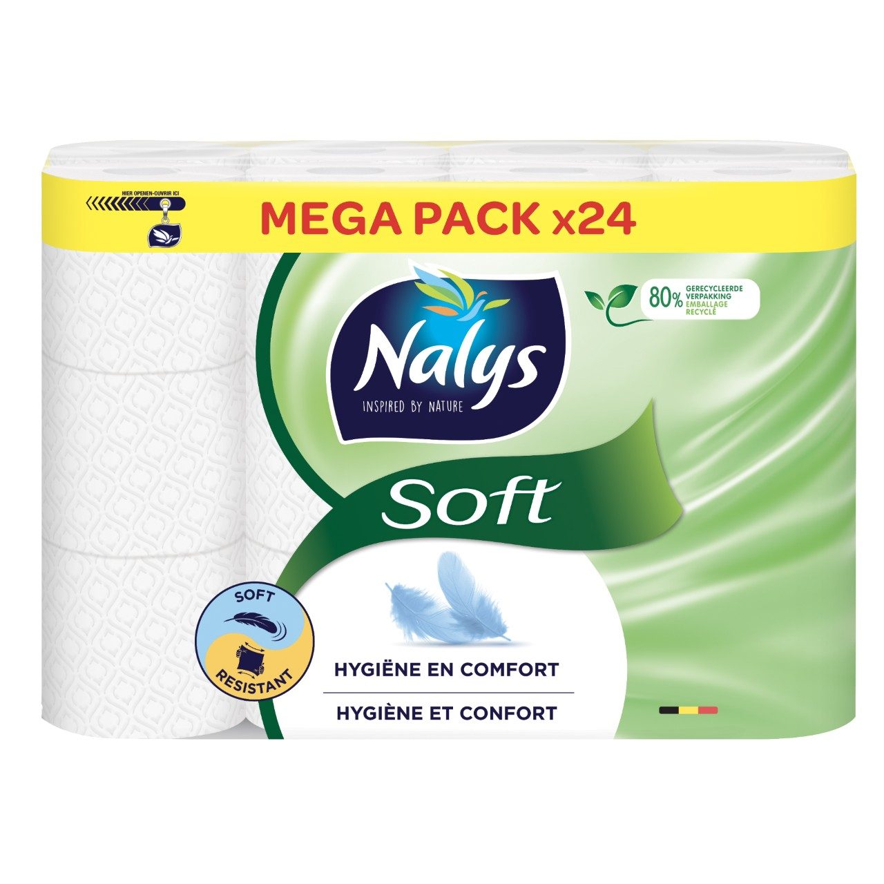Toiletpapier Nalys Soft 24 rollen