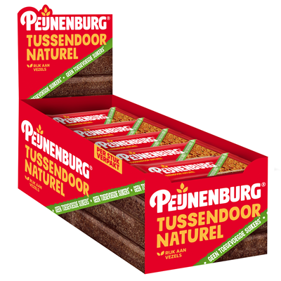 Ontbijtkoek Peijnenburg naturel geen suikers 20x27 gram