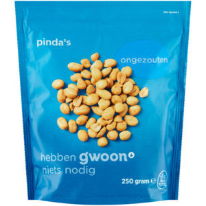 Pinda's ongezouten G'woon 250 gram