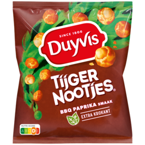 Tijgernootjes Duyvis BBQ paprika 275 gram