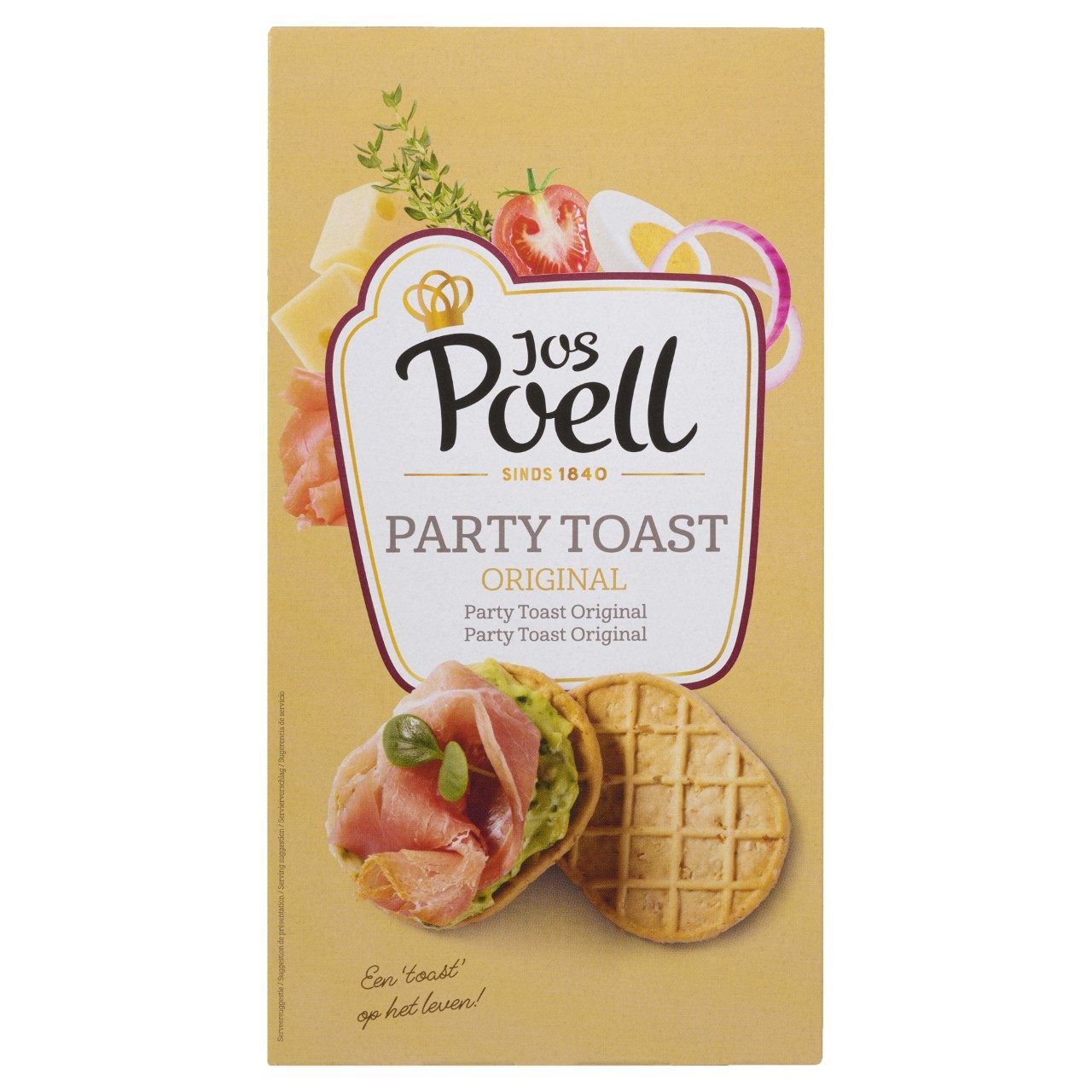 Toast Jos Poell party original 150 gram