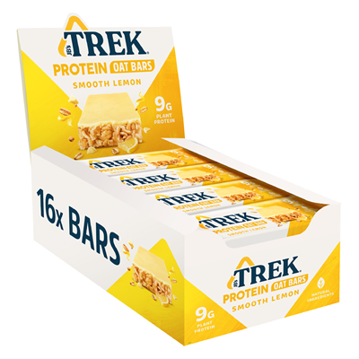 Trek prote&iuml;ne havermout reep smooth lemon 16 x 50 gram