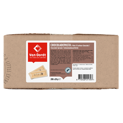 Van Oordt chocoladepasta 200 x 20 gram
