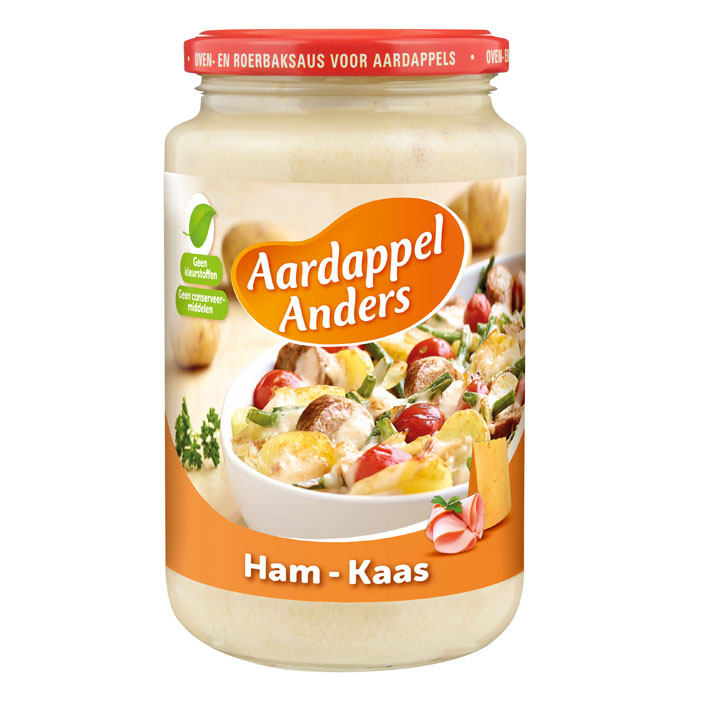 Aardappel Anders ham-kaas 390ml