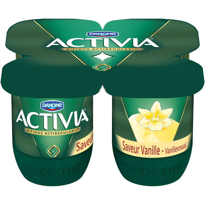 Activia standyoghurt vanille 4 x 125 gram