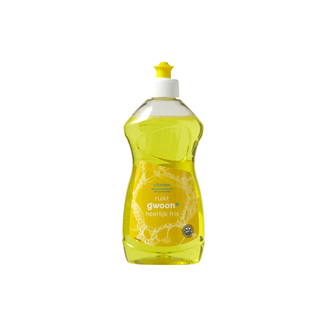 Afwasmiddel G'woon citroen 15 x 500 ml