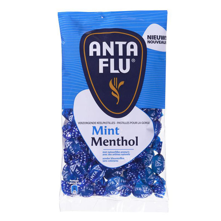 Keelpastilles Anta Flu mentholmint 275 gram