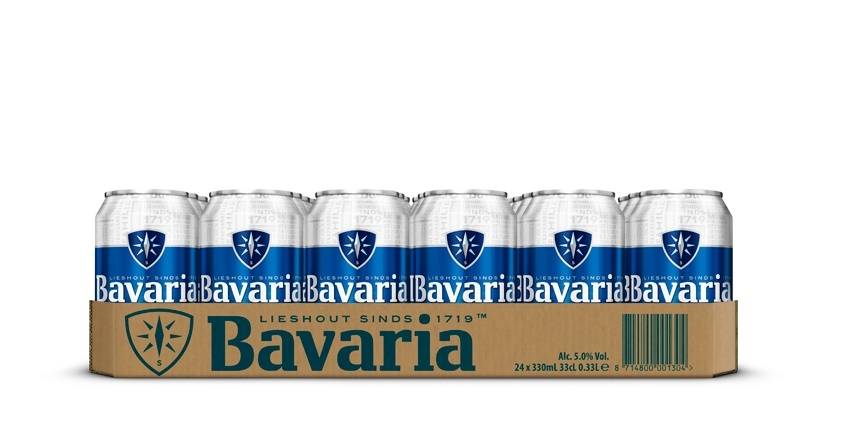 Bavaria bier blikjes 24 x 0,33L