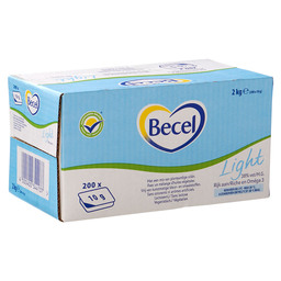 Margarine Becel cups light 200 x 10 gram