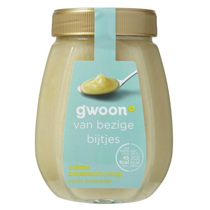Bloemenhoning crème G'woon 500 gram