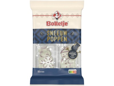 Kerst sneeuwpoppen Bolletje 200 gram