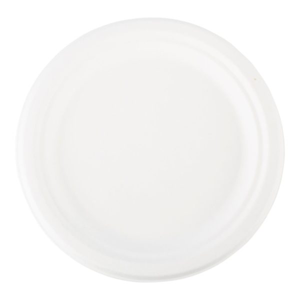 Take dis  bord rond suikerriet 22 cm 50 stuks