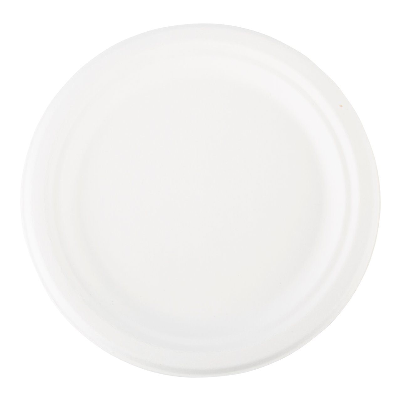 Take dis  bord rond suikerriet 22 cm 50 stuks