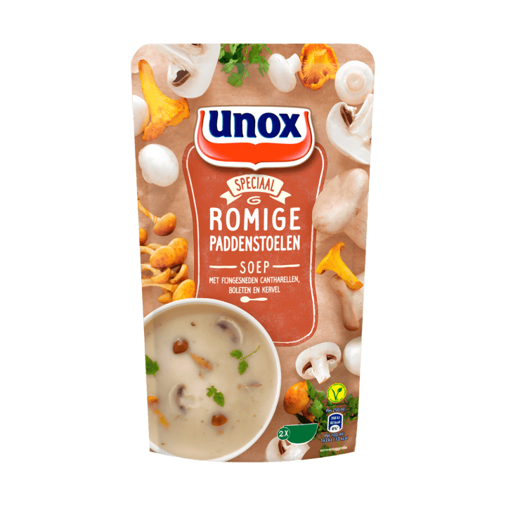Bospaddenstoelen soep zak Unox 570ml