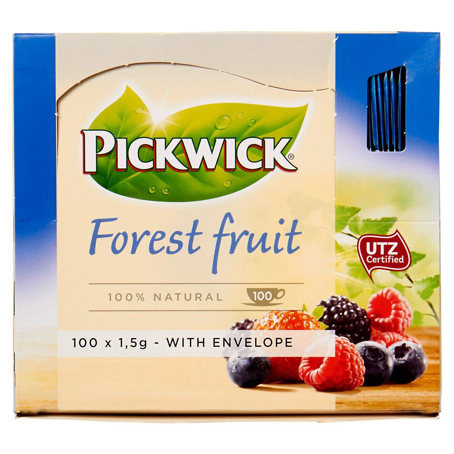 Thee Pickwick bosvruchten 100 x 1,5 gram