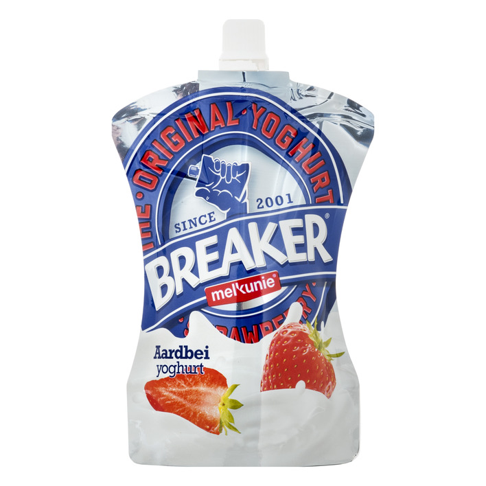 Breaker Melkunie aardbei yoghurt  200 gram