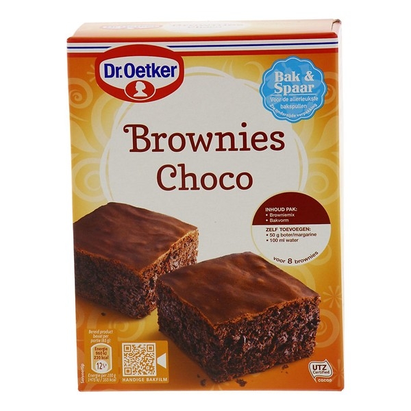 Brownies mix choco Dr .Oetker pak 360 gram