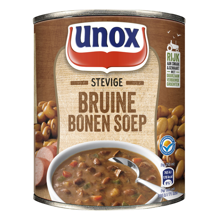 Bruine bonen soep Unox 800ml