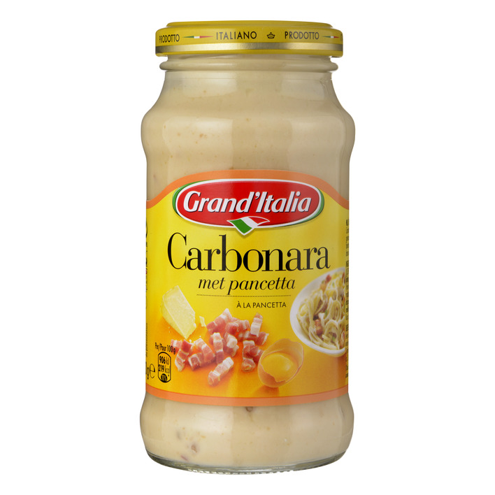 Carbonara saus pot
