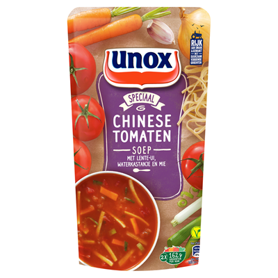 Chinese tomatensoep Unox zak 570 ml.