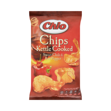 Chips Chio cooked sweet chili & red pepper 150 gram