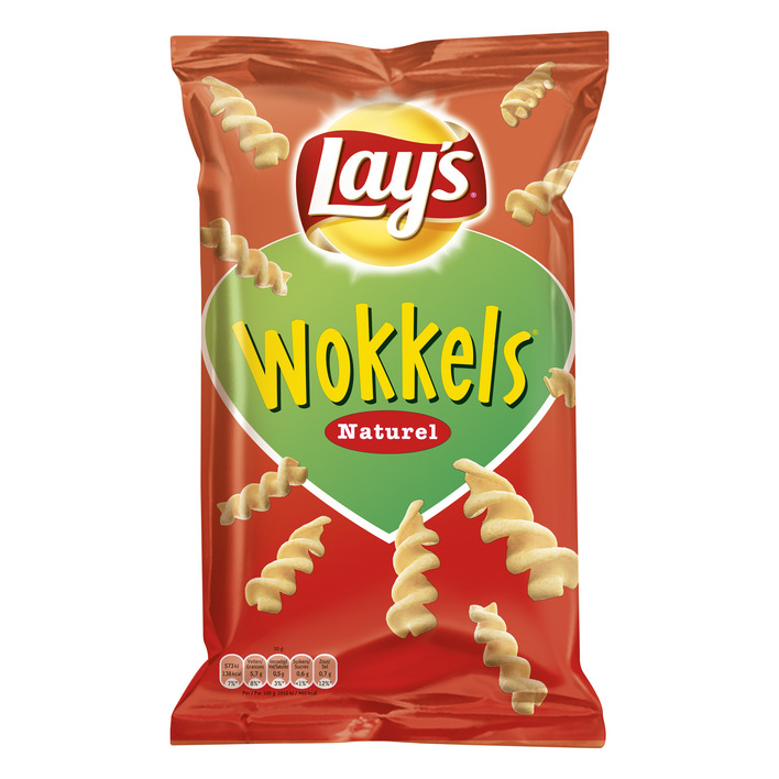 Chips Lay's Wokkels naturel 115 gram