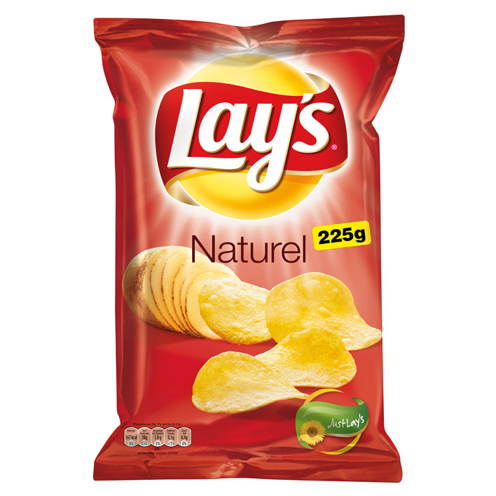 Chips Lay's naturel 200 gram
