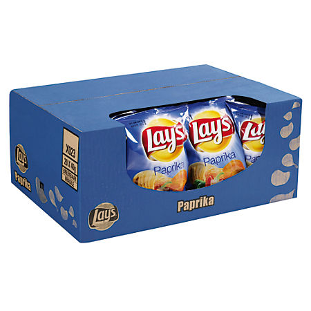 Chips Lay's paprika doos minizakjes 20 x 40 gram