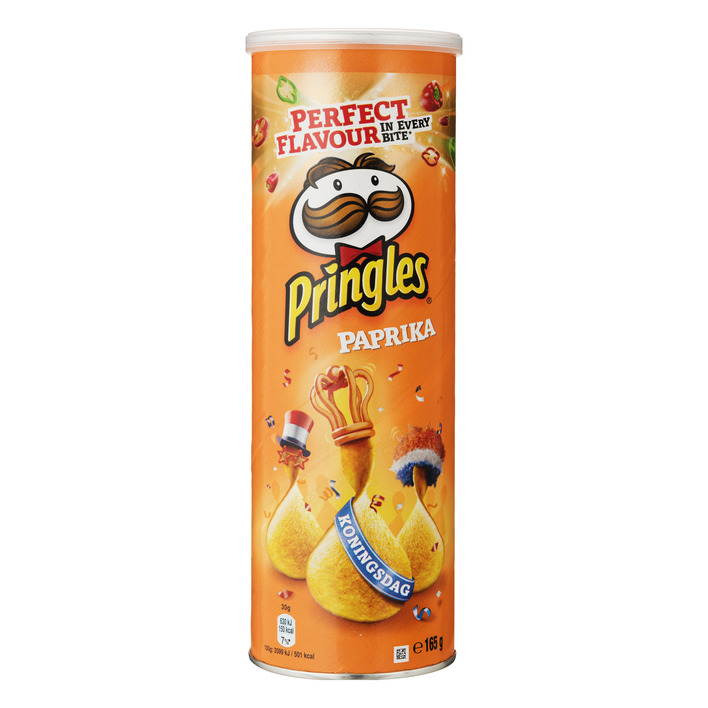 Chips Pringles paprika bus 165 gram