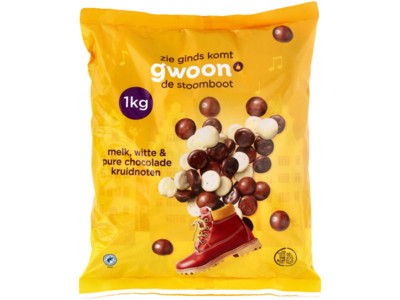 Chocolade kruidnoten G'woon 1000gram