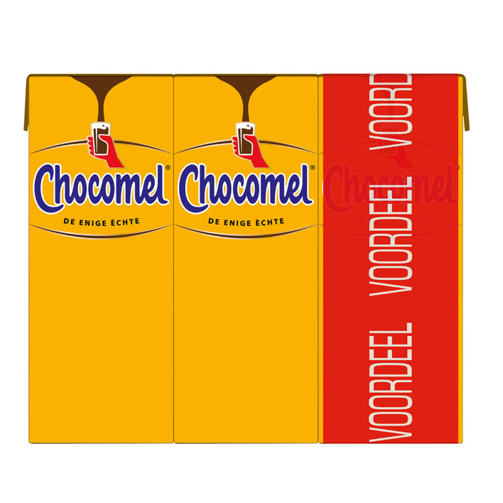 Chocolademelk Chocomel vol Nutricia drinkpakjes 6 x 0,2L