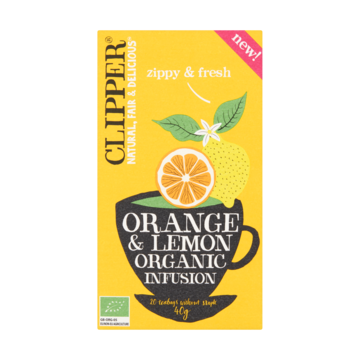 Clipper thee Orange & Lemon Organic Infusion pakje