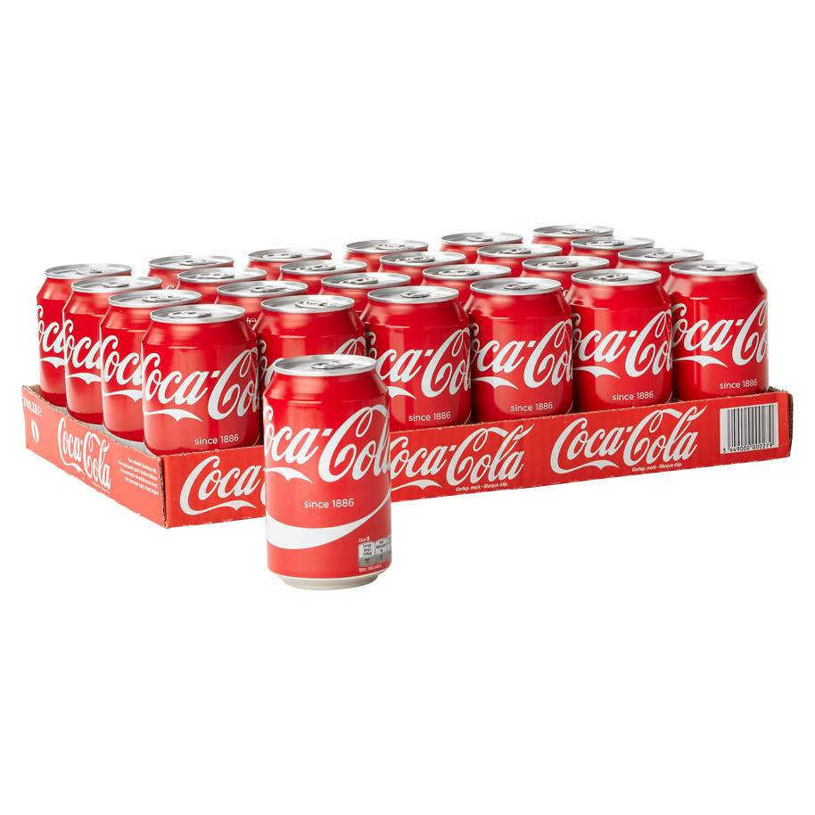 Coca cola blikjes 24 x 0,33L