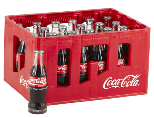 Coca cola krat 24 flesjes a 20 cl.