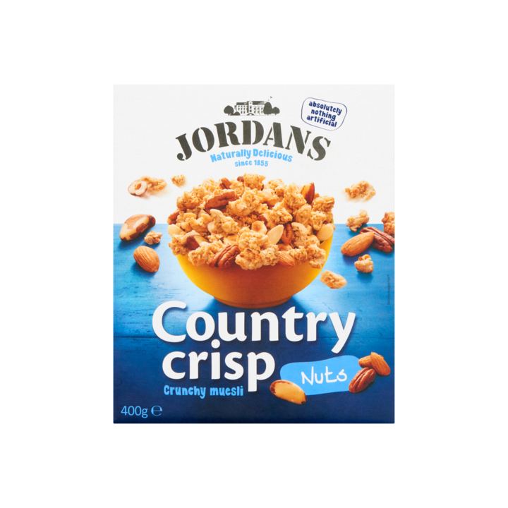 Muesli crunchy nuts County crips Jordans 400 gram