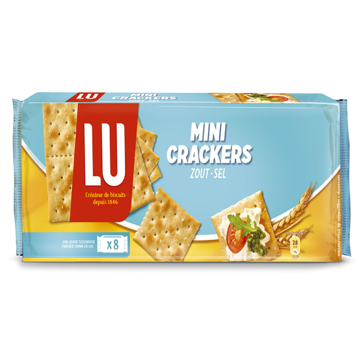Crackers Premium zout Lu 250 gram