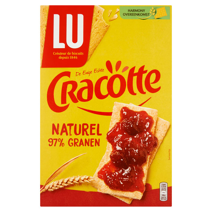 Cracotte crackers Lu  naturel 250 gram