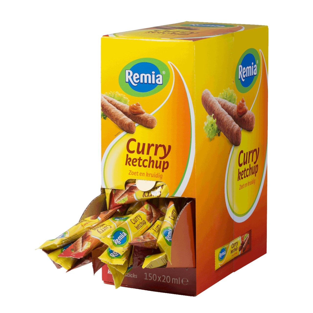 Remia Curry ketchup sachets 150 x 20ml
